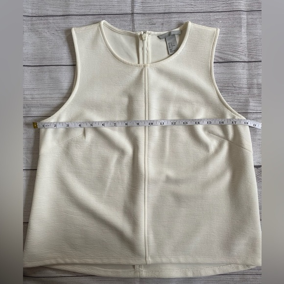 H&M Cream Sleeveless Tank Top - Picture 4 of 5